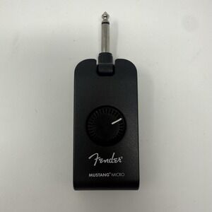 Fender Mustang Micro Guitar Headphone Amp USB-C Bluetooth Processor Black Used
